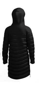 Logo Puffer Coat Female