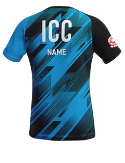 Male Blue Playing Shirt