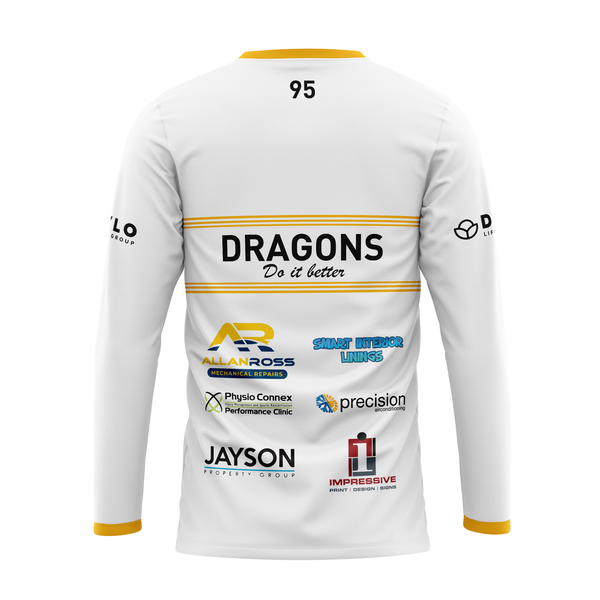 Doyalson White L/S Unisex Supporters Shirt