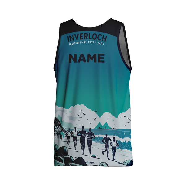 Inverloch Running Singlet Male (Blue)