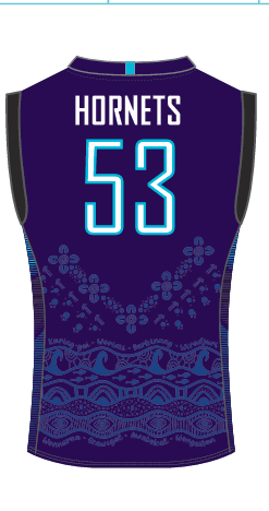 Hornets Touch Women's Playing Singlet NSW Logo