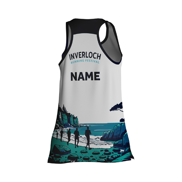 Inverloch Running Singlet Female (White)