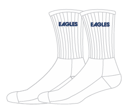 White Crew Socks