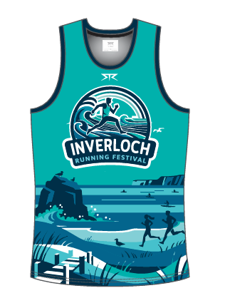Inverloch Female Green Running Singlet