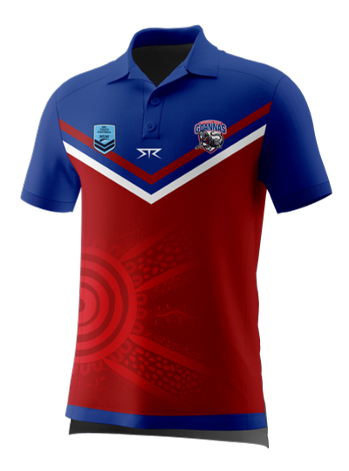 Gunnedah FEMALE Red Polo Shirt Short Sleeve