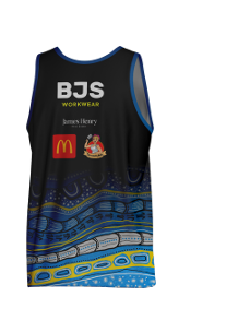 Junior Training Singlet BLACK - Female