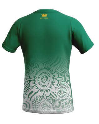 Power House Indigenous Contact Training Tee Female (Green)