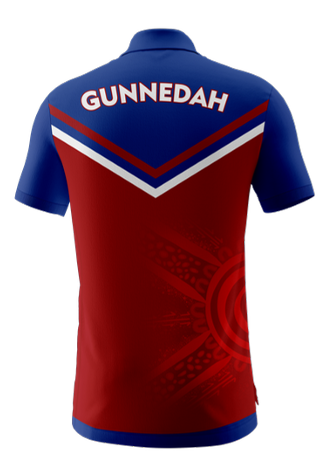 Gunnedah FEMALE Red Polo Shirt Short Sleeve