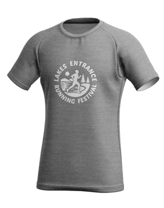 Lakes Entrance Grey Casual Tee Unisex