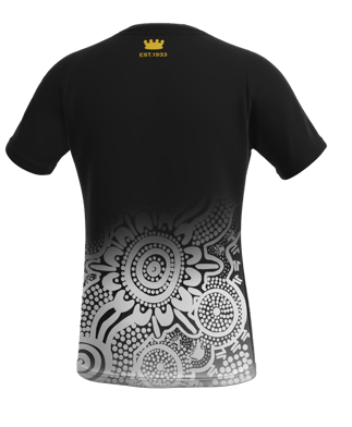 Power House Indigenous Contact Training Tee Female (Black)