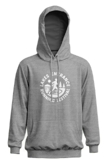 Lakes Entrance Grey Casual Hoodie Unisex