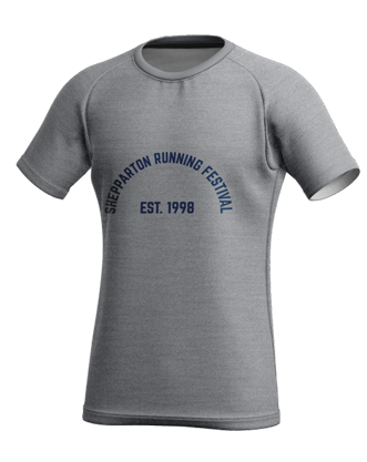 Shepparton Running Festival Grey Casual Tee Male