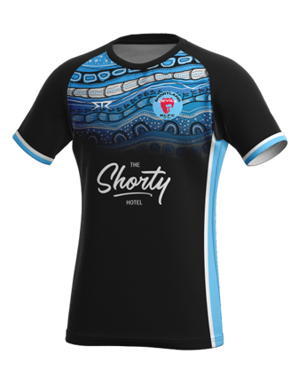 Shortland Devils Black Indigenous Training Shirt - MALE