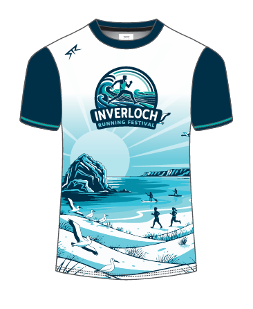 Inverloch Female White Running Tee
