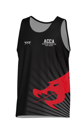 Male black training singlet