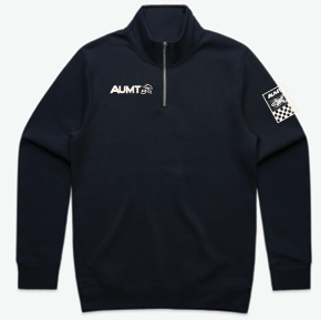 AUMT Navy Half Zip Male