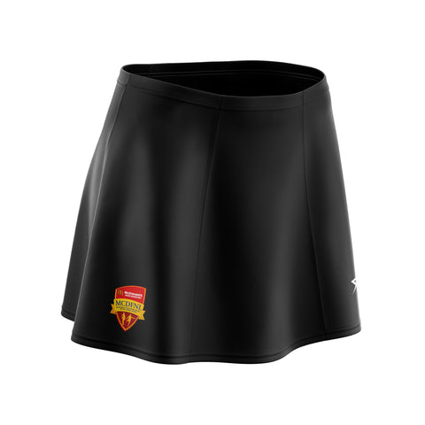 MCDFNL Women's Umpire Black Skort