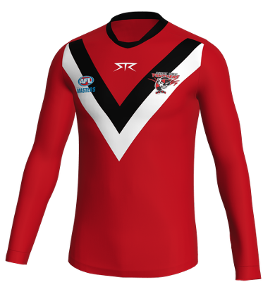 Ascot Vale Reversible AFL Jersey (Long-sleeve)