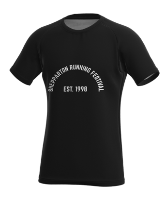 Shepparton Running Festival Black Casual Tee Male