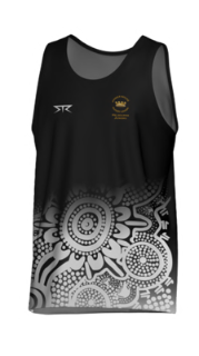 Power House Indigenous Training Singlet Female (Black)