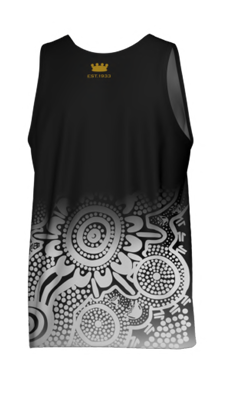 Power House Indigenous Training Singlet Female (Black)