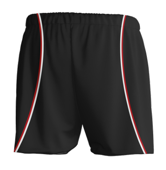 TA Male Playing Shorts - Black