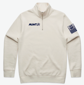 AUMT Ecru Half Zip Female