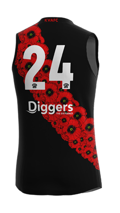 Killarney Vale AFC ANZAC Jumper 2026 Male