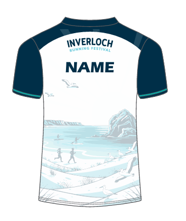Inverloch Female White Running Tee