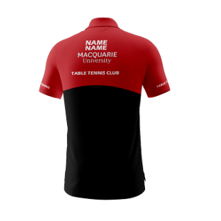 Men's MQU Table Tennis Polo REPREVE Double Line