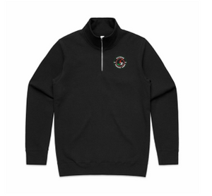 VTG Half Zip Jumper Black Unisex