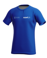 AUMT Unisex Blue Workshop Casual T-Shirt