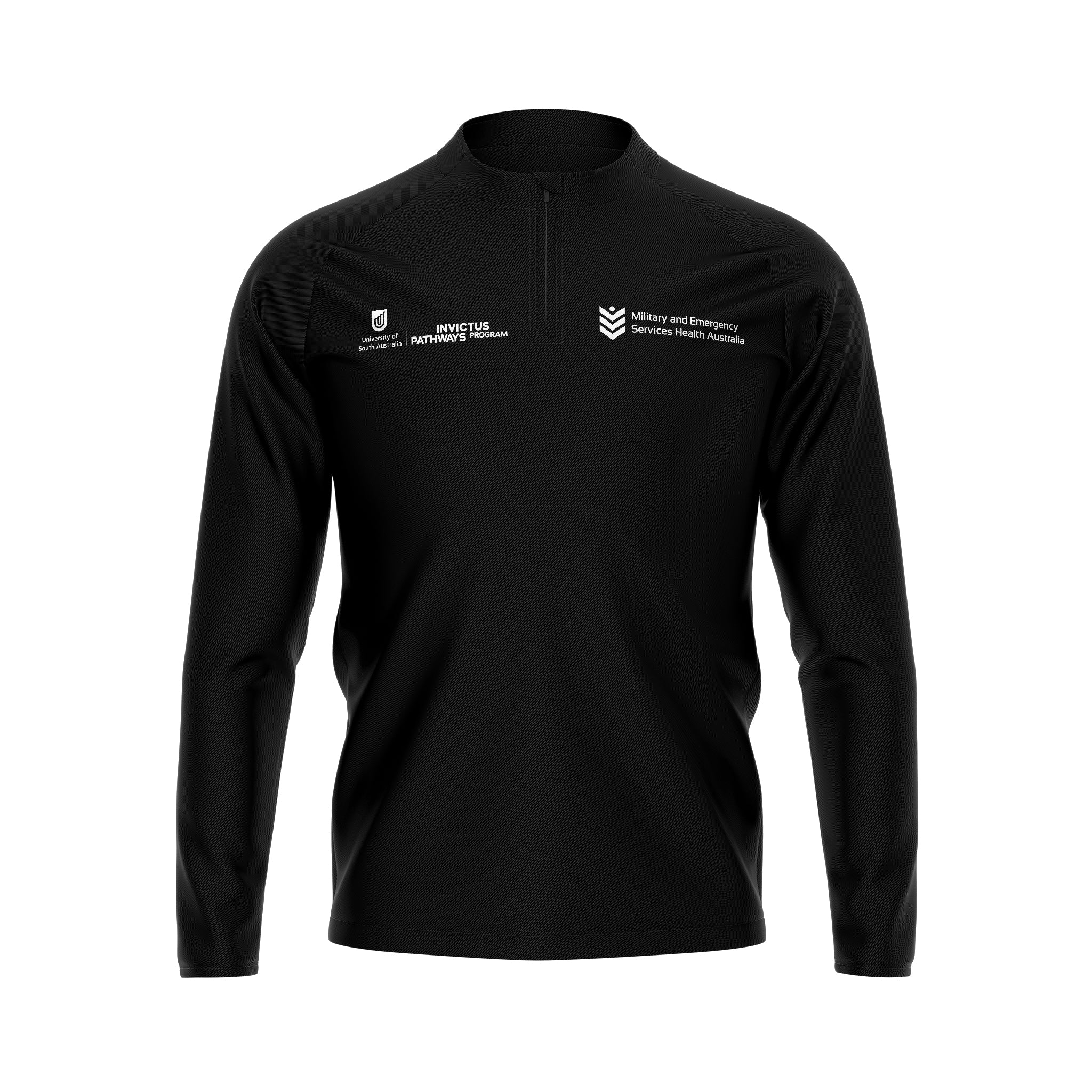 Mens UniSA Invictus Pathways Top Black