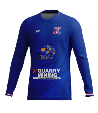 Newcastle City Touch Male LS Tee - Blue