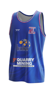 Newcastle City Touch Female Singlet - Blue