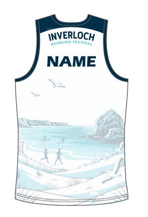 Inverloch Female White Running Singlet