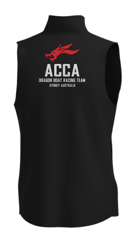 ACCA Female Black Softshell Vest