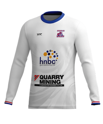Newcastle City Touch Female LS Tee - White
