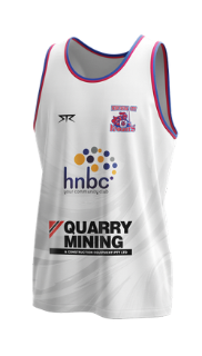 Newcastle City Touch Female Singlet - White