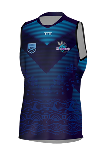 Hornets Touch Women's Playing Singlet NSW Logo