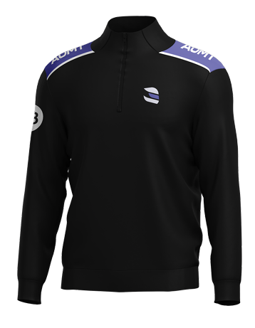 AUMT Female Black Quarter Zip