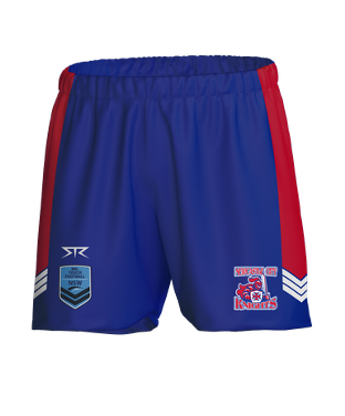 Newcastle City Touch Male Performance Shorts - Red & Blue