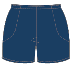 Bayside Saints Navy Male Playing Shorts