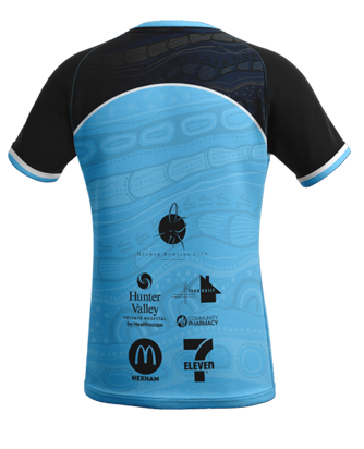 Shortland Devils Blue Indigenous Training Shirt - FEMALE