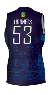 Hornets Touch Women's Playing Singlet NSW Logo