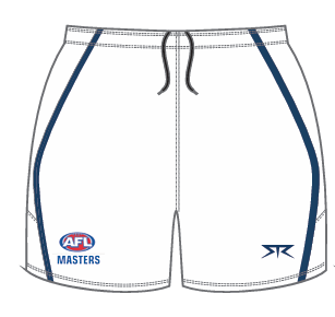 Bayside Saints White Male Playing Shorts