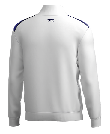 AUMT Female White Quarter Zip