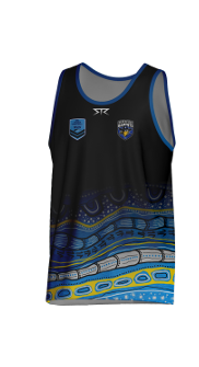 Male Training Singlet BLACK