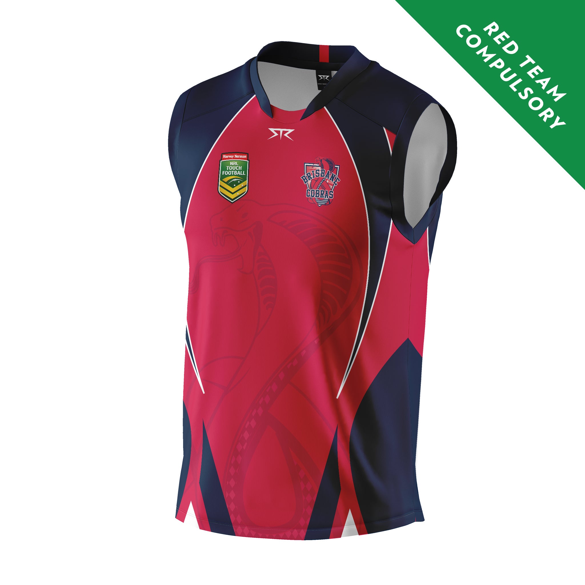 Brisbane Cobras Womens Red Team X Carbon Playing Top – S-Trend Sportswear