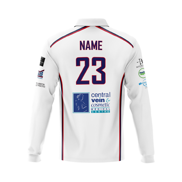 WMDCC CS Womens White Playing Top LS